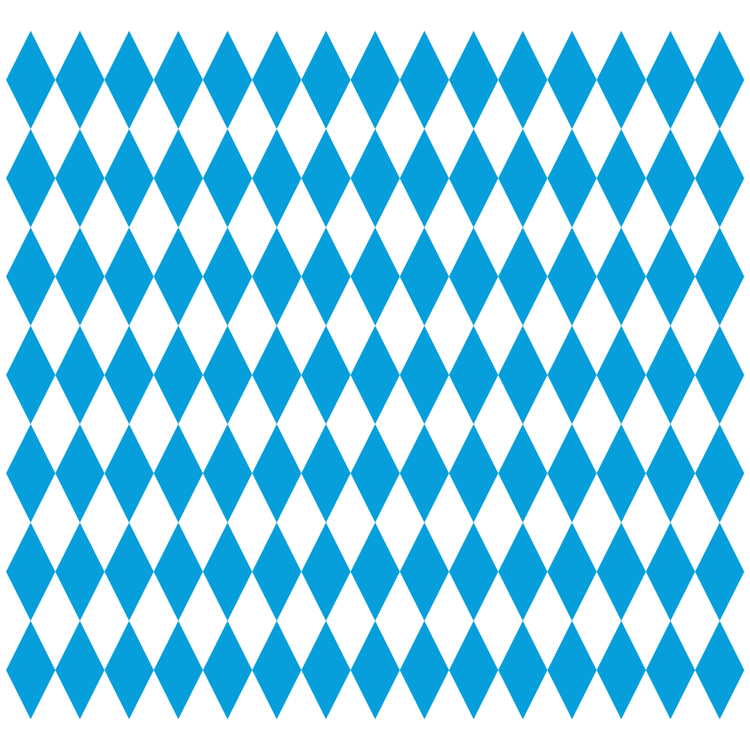 Blau Weisse Rauten für Bayern